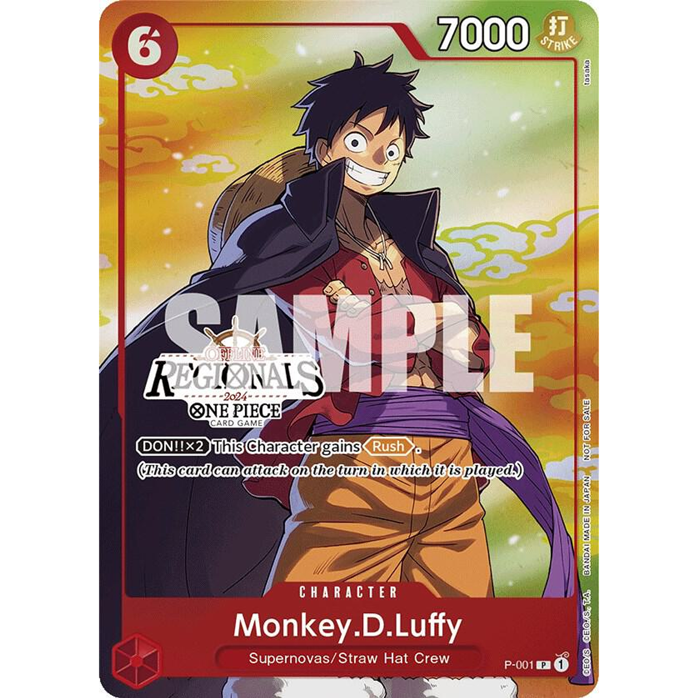 Monkey.D.Luffy (P-001) - Offline-Regional-2024-Vol-2