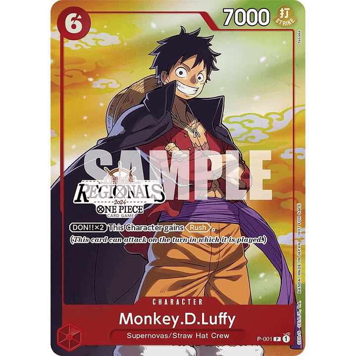 Monkey.D.Luffy (P-001) - Offline-Regional-2024-Vol-2