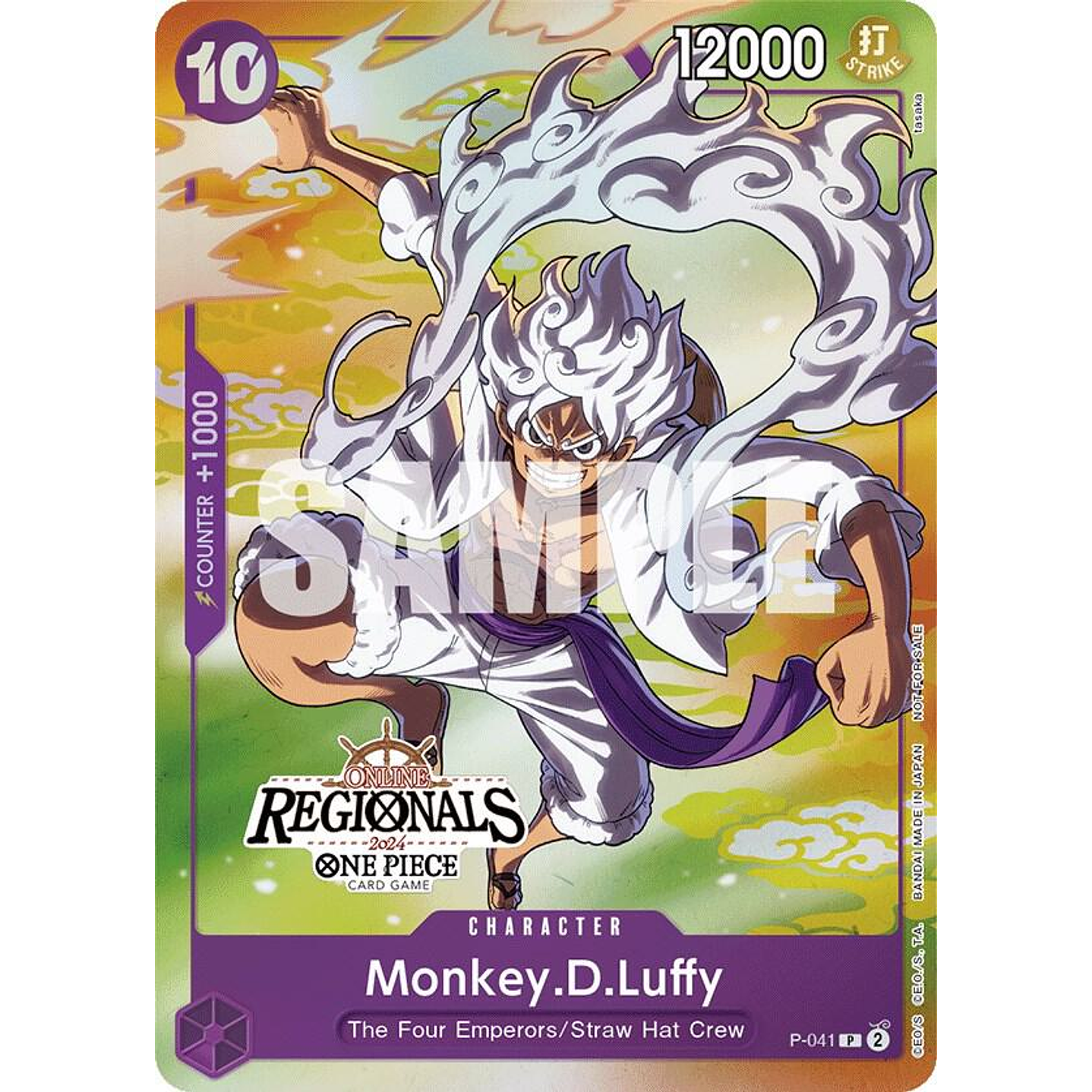 Monkey.D.Luffy (P-041) - Online-Regional-2024-Vol-2