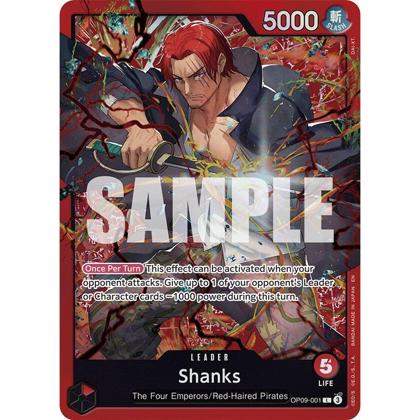 Shanks (OP09-001) - ST-23