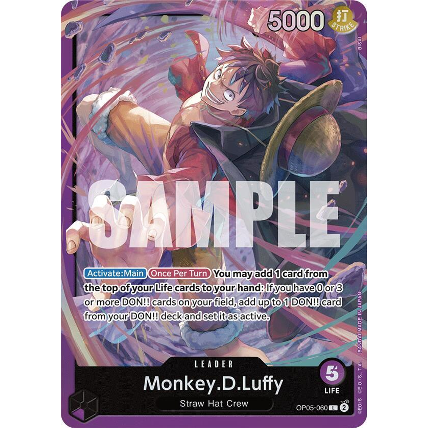 Monkey.D.Luffy (OP05-060) - ST-18