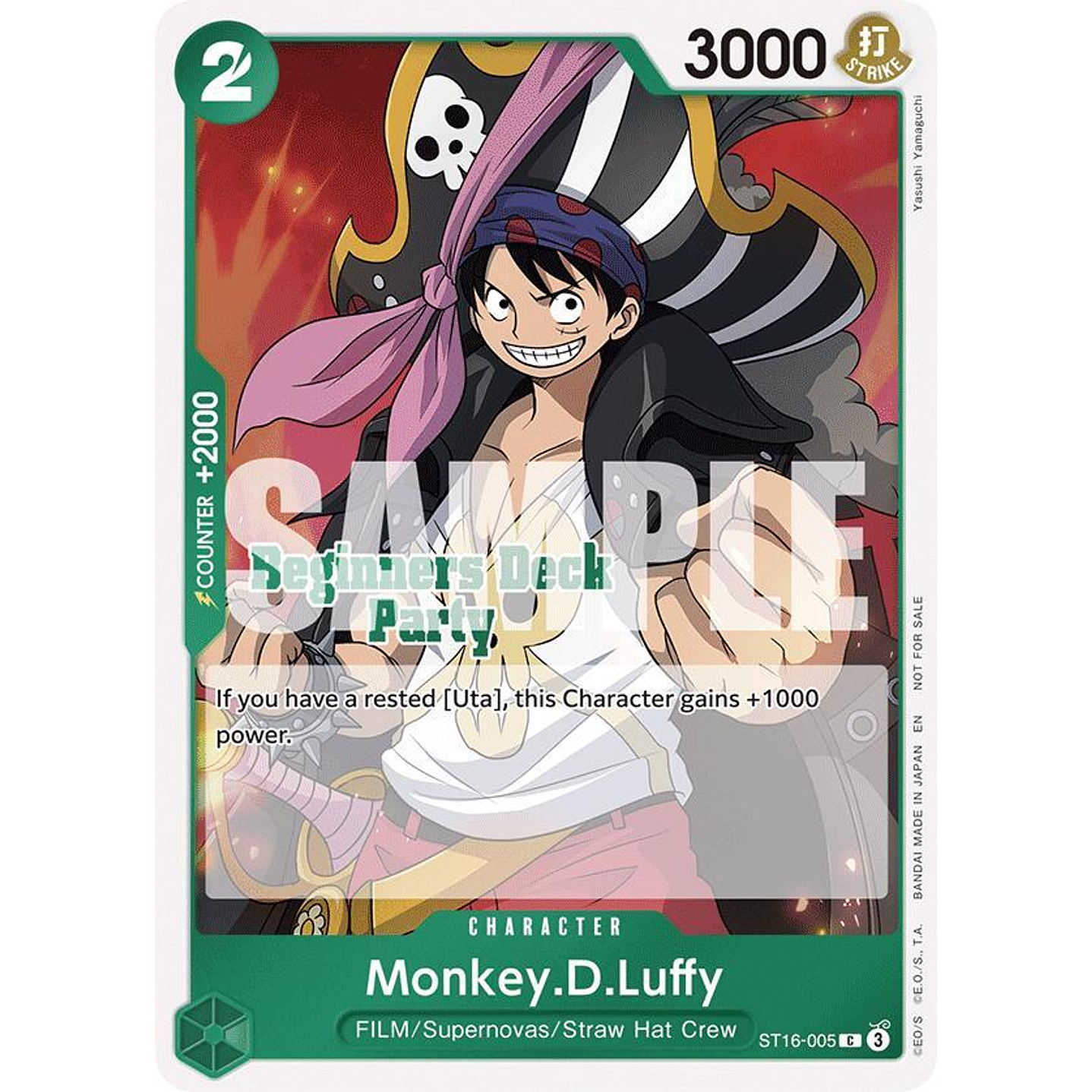 Monkey.D.Luffy (ST16-005) - Beginners-Deck-Party-ST-23-ST-28