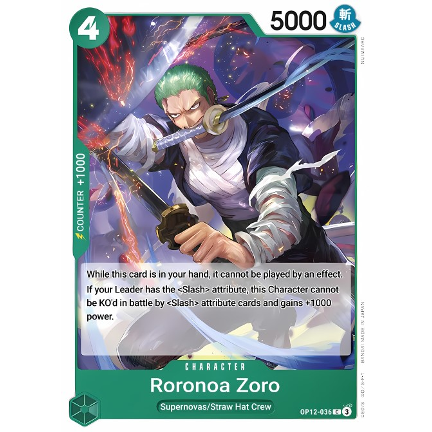 Roronoa Zoro (OP12-036)