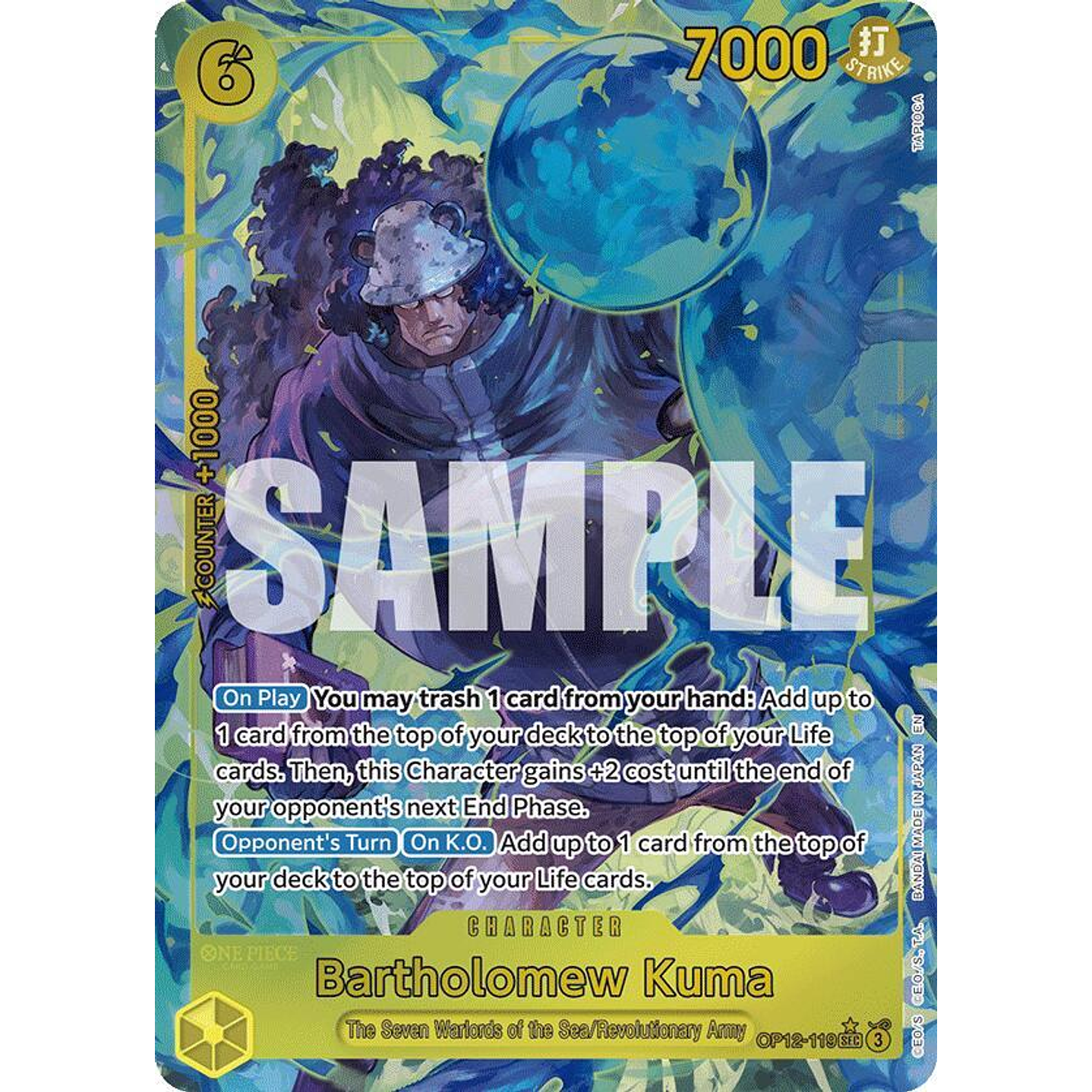 Bartholomew Kuma (OP12-119) - Alternative-Art