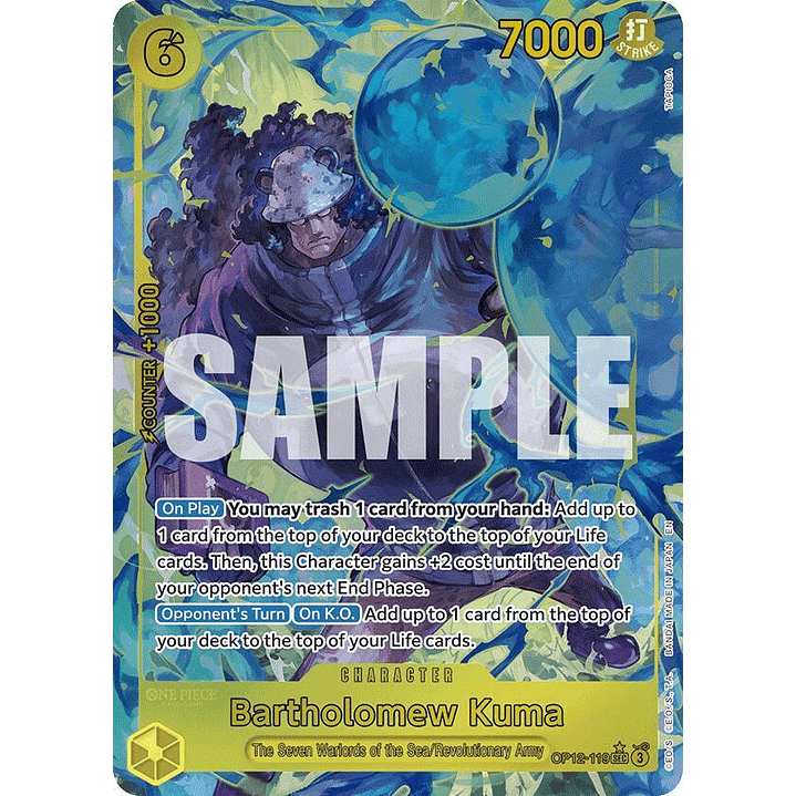 Bartholomew Kuma (OP12-119) - Alternative-Art
