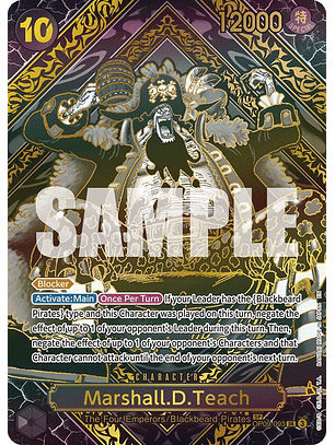 Marshall.D.Teach (OP09-093) - SP-Gold