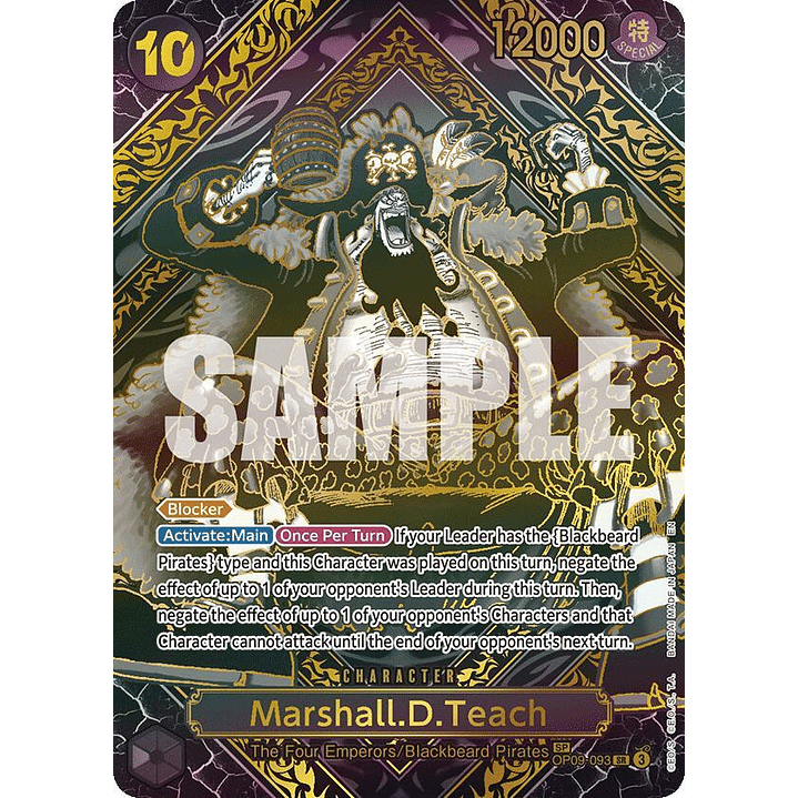 Marshall.D.Teach (OP09-093) - SP-Gold