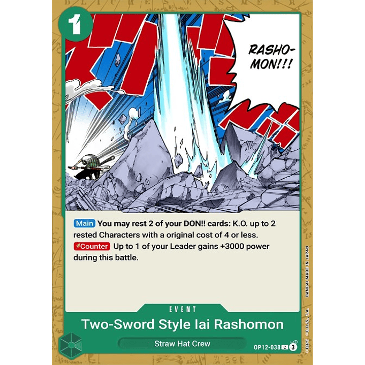Two-Sword Style Rashomon (OP12-038)