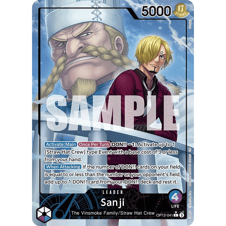 Sanji (OP12-041) - Alternative-Art