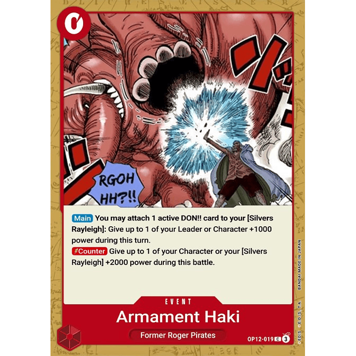 Color of Arms Haki (OP12-019)