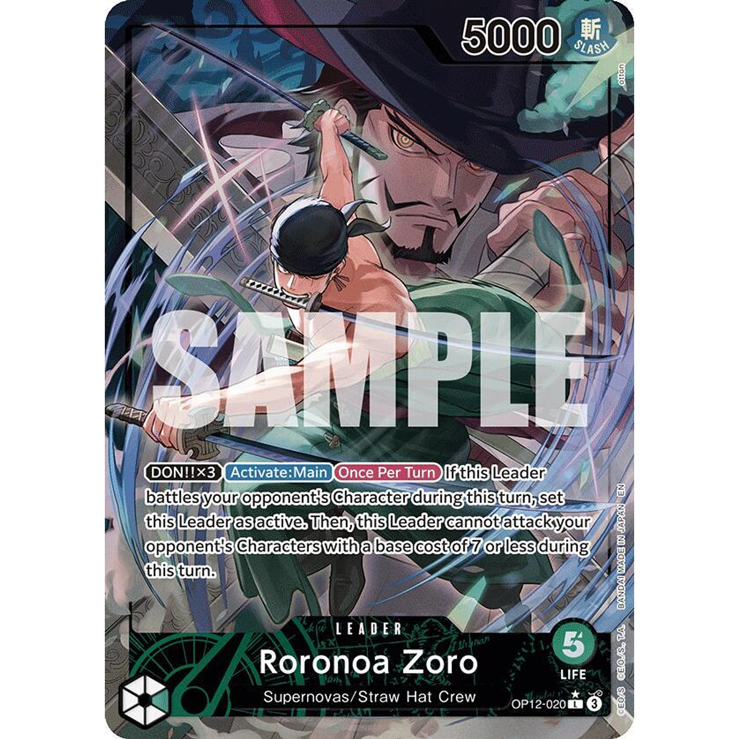 Roronoa Zoro (OP12-020) - Alternative-Art