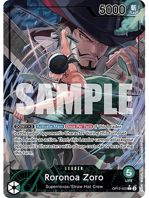 Roronoa Zoro (OP12-020) - Alternative-Art