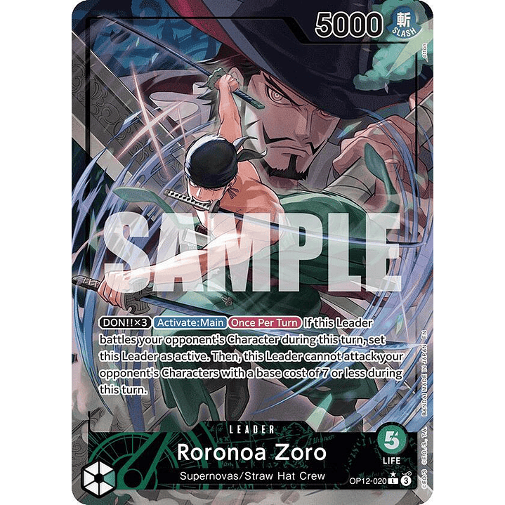 Roronoa Zoro (OP12-020) - Alternative-Art