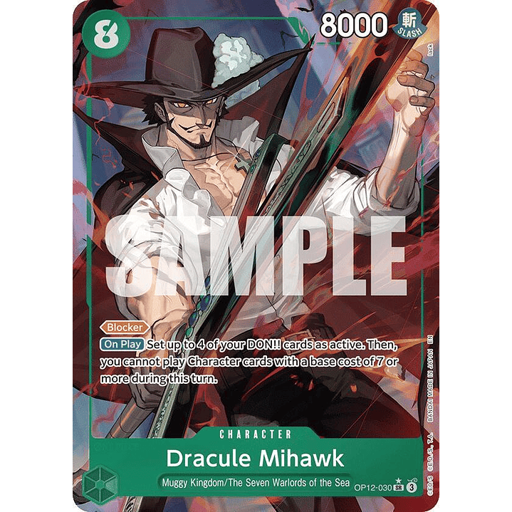 Dracule Mihawk (OP12-030) - Alternative-Art