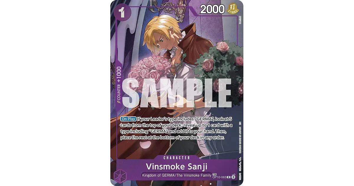 Vinsmoke Sanji (OP10-063) - TR