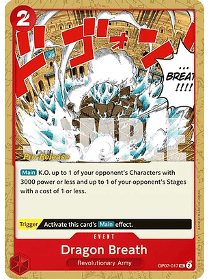 Dragon Breath (OP07-017) - Pre-Release