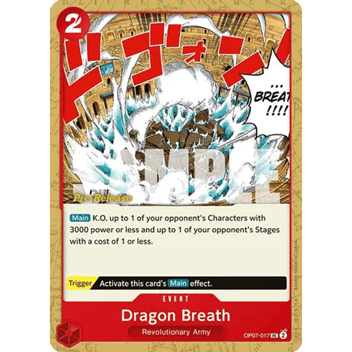 Dragon Breath (OP07-017) - Pre-Release