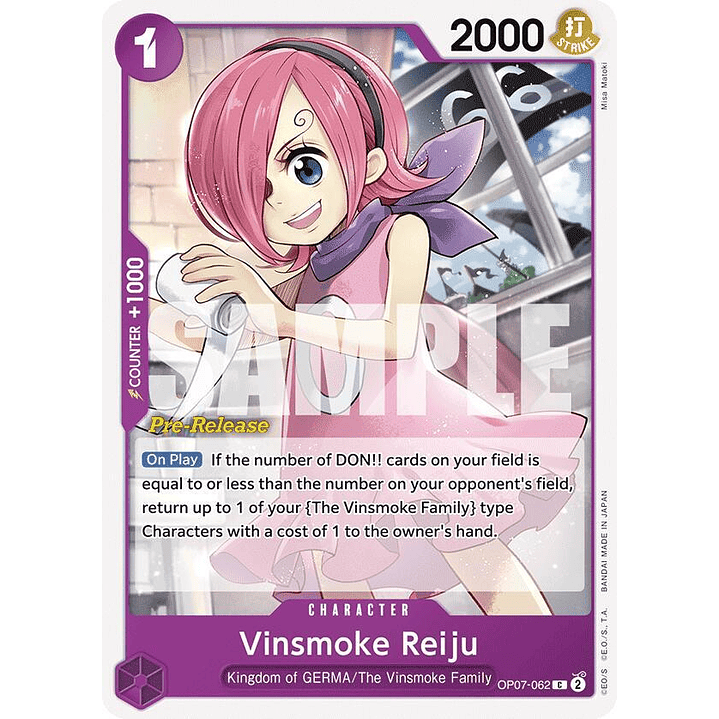 Vinsmoke Reiju (OP07-062) - Pre-Release