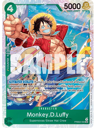 Monkey.D.Luffy (PRB02-005)