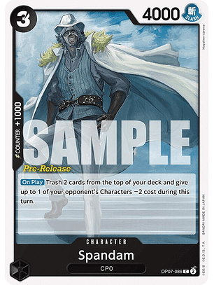 Spandam (OP07-086) - Pre-Release