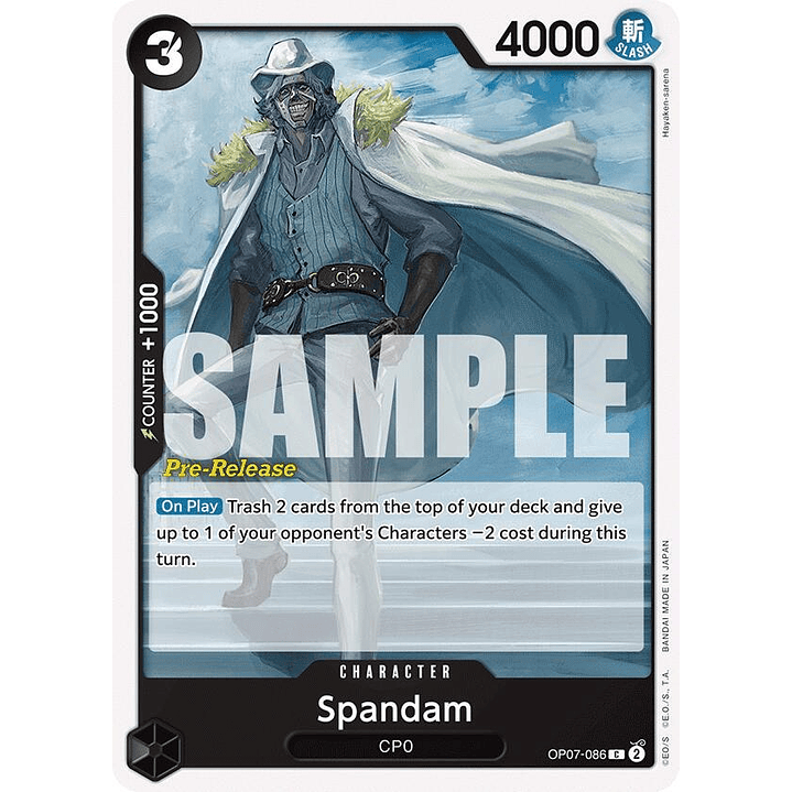Spandam (OP07-086) - Pre-Release