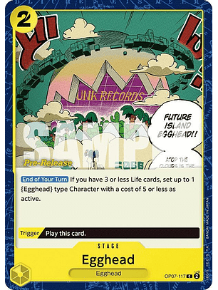 Egghead (OP07-117) - Pre-Release