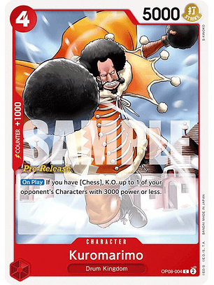 Kuromarimo (OP08-004) - Pre-Release