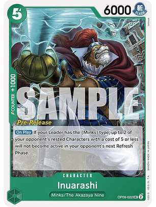 Inuarashi (OP08-022) - Pre-Release