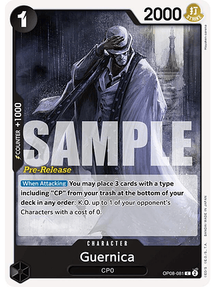 Guernica (OP08-081) - Pre-Release