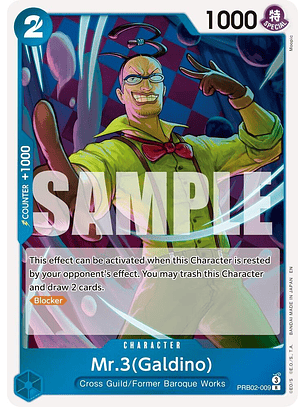 Mr.3(Galdino) (PRB02-009)