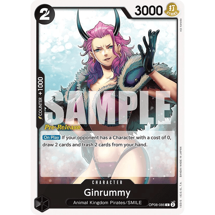 Ginrummy (OP08-086) - Pre-Release