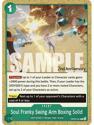 Soul Franky Swing Arm Boxing Solid (OP09-041) - 2nd-Anniversary