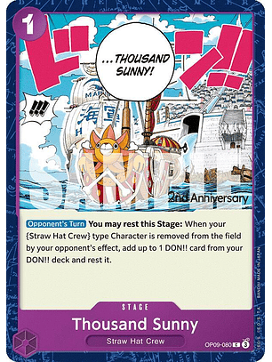Thousand Sunny (OP09-080) - 2nd-Anniversary