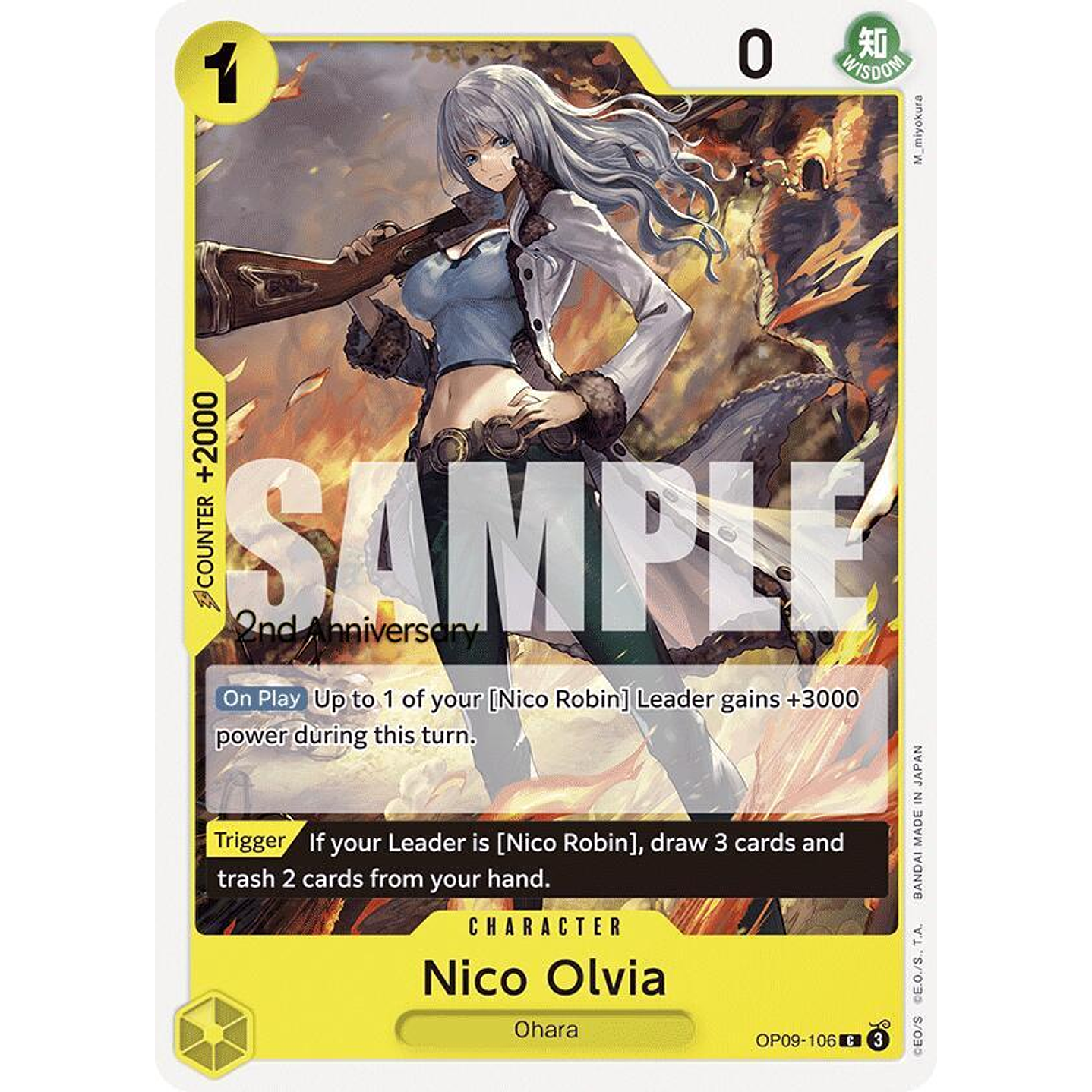 Nico Olvia (OP09-106) - 2nd-Anniversary