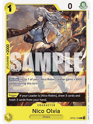 Nico Olvia (OP09-106) - 2nd-Anniversary