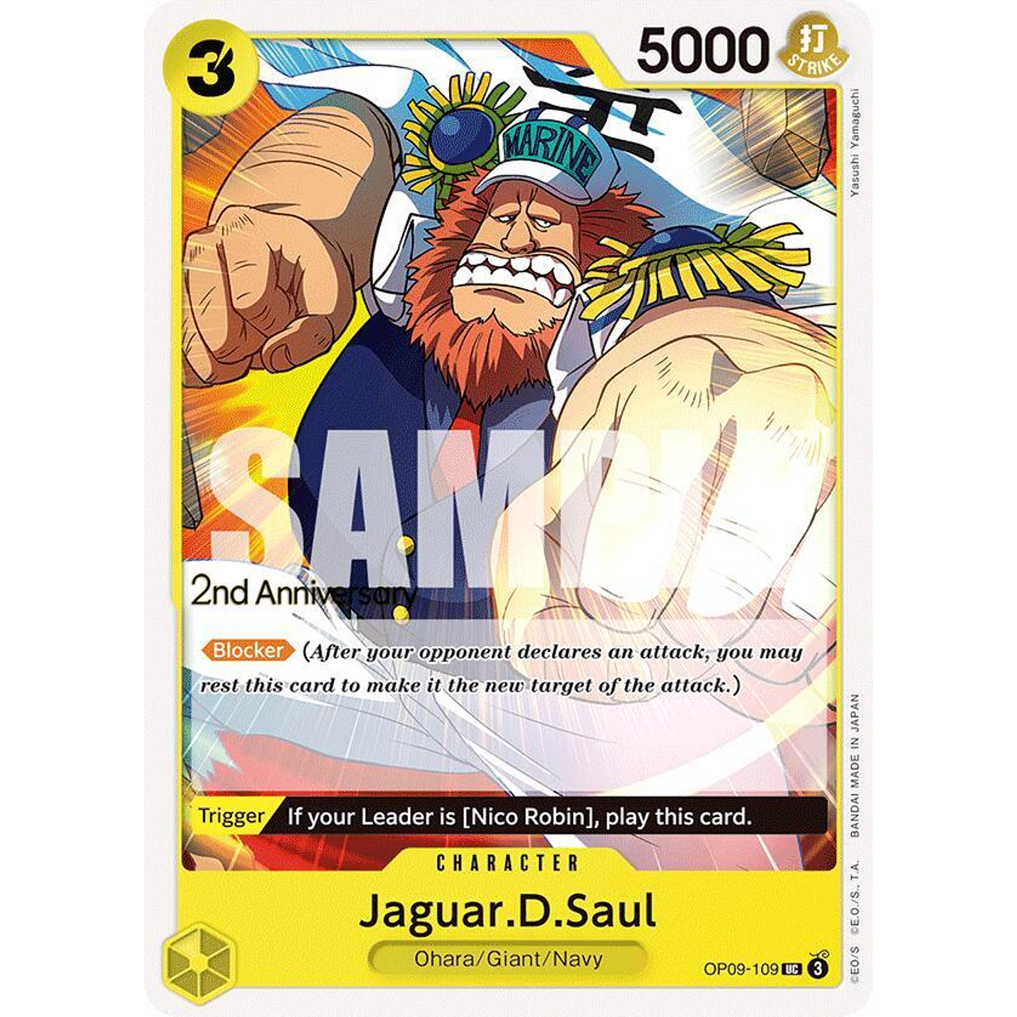 Jaguar.D.Saul (OP09-109) - 2nd-Anniversary