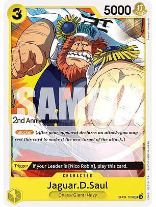 Jaguar.D.Saul (OP09-109) - 2nd-Anniversary