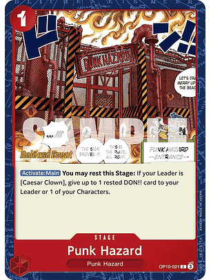 Punk Hazard (OP10-021) - Pre-Release