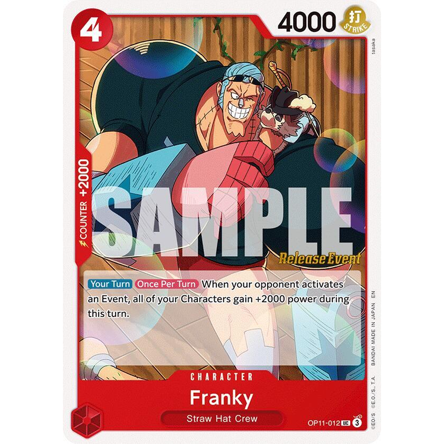 Franky (OP11-012) - Pre-Release