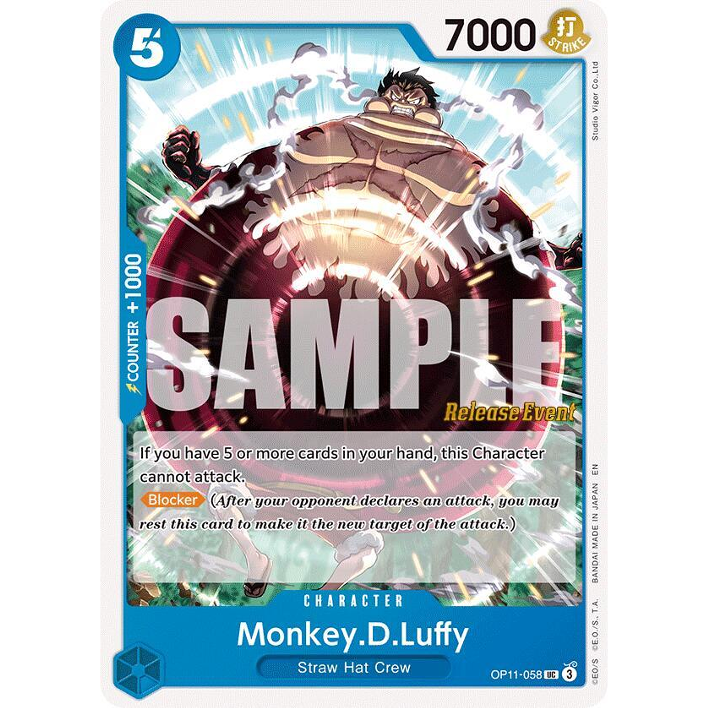 Monkey.D.Luffy (OP11-058) - Pre-Release