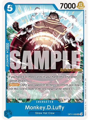 Monkey.D.Luffy (OP11-058) - Pre-Release