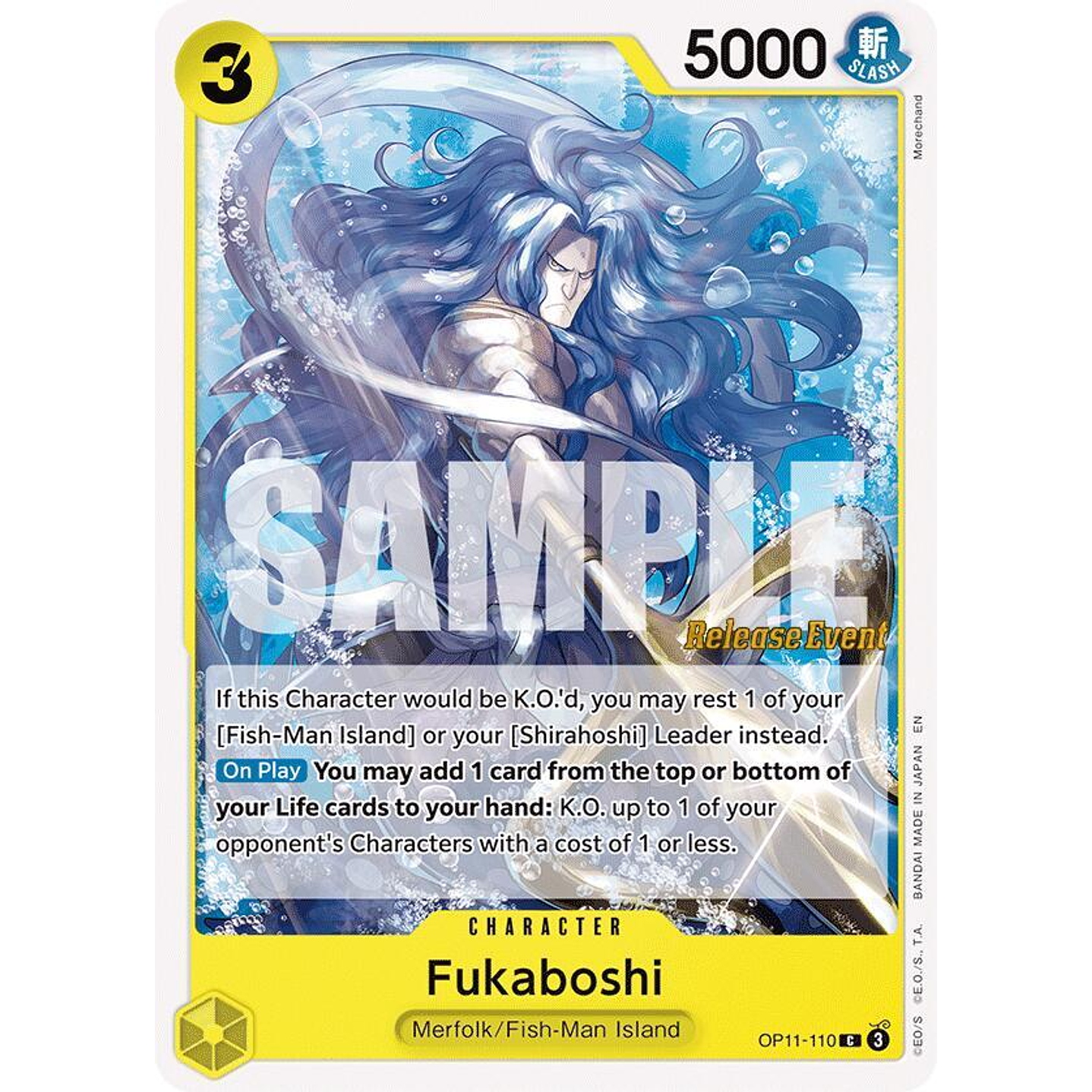 Fukaboshi (OP11-110) - Pre-Release