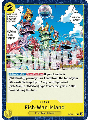 Fish-Man Island (OP11-117) - Pre-Release