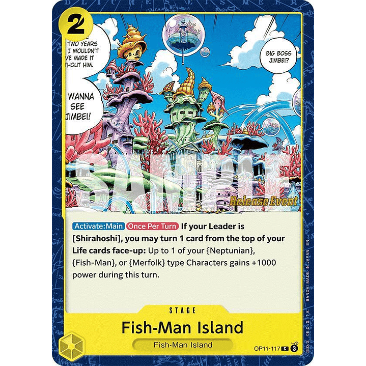 Fish-Man Island (OP11-117) - Pre-Release