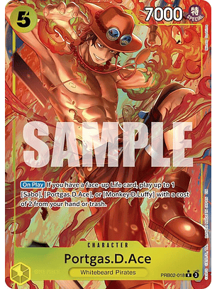 Portgas.D.Ace (PRB02-018) - Alternative-Art