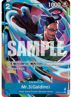 Mr.3(Galdino) (PRB02-009) - Alternative-Art