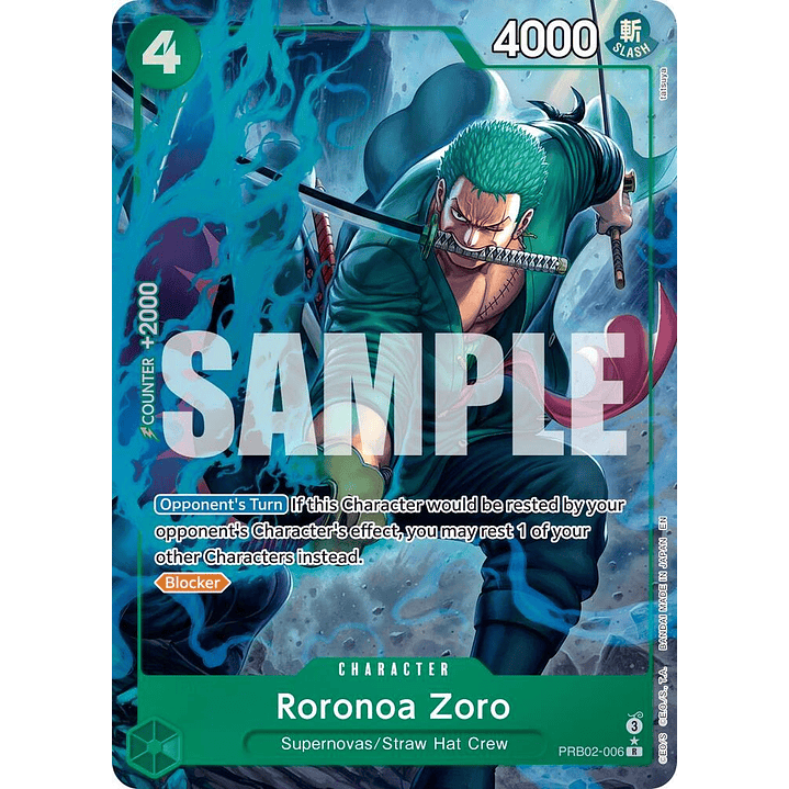 Roronoa Zoro (PRB02-006) - Alternative-Art
