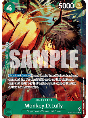 Monkey.D.Luffy (PRB02-005) - Alternative-Art