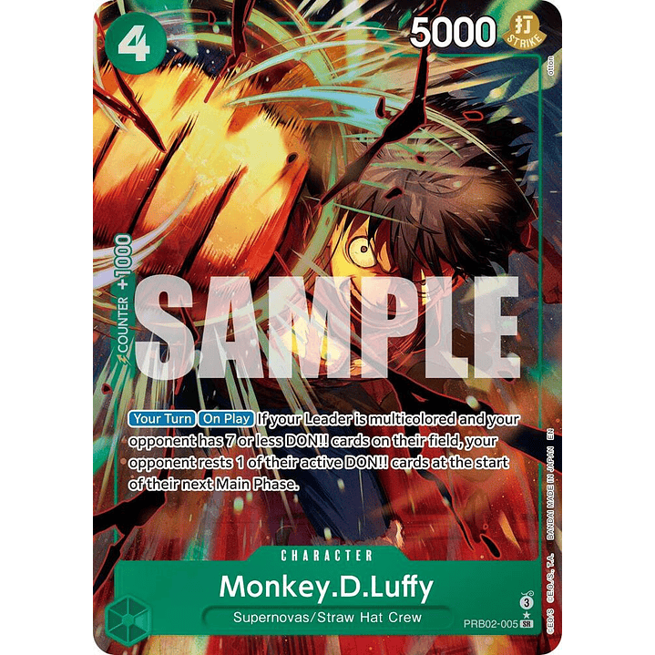 Monkey.D.Luffy (PRB02-005) - Alternative-Art