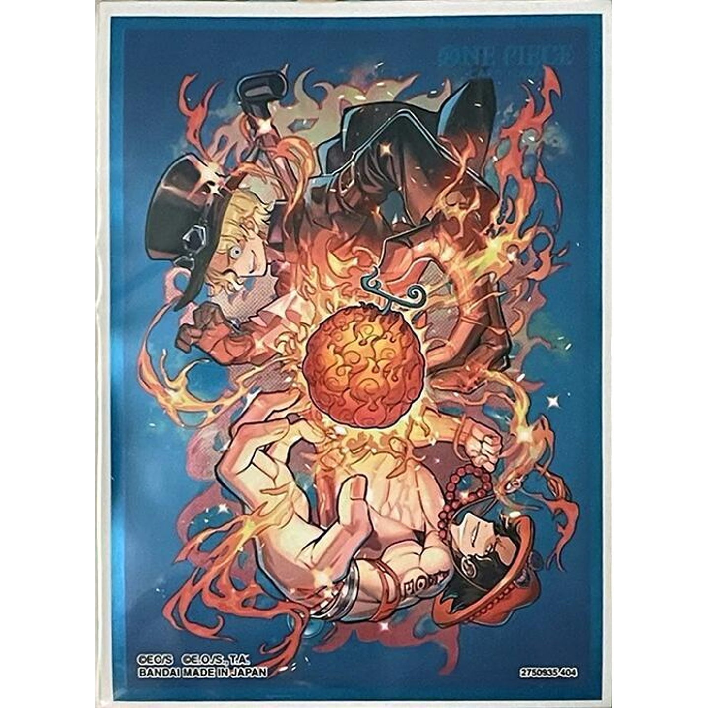 Protectores oficiales de One Piece TCG Ace Sabo